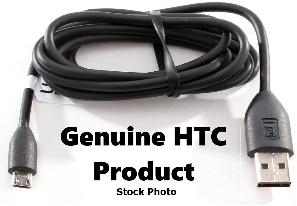 Upgrade Your Connection Genuine HTC Micro USB Cable (Black)