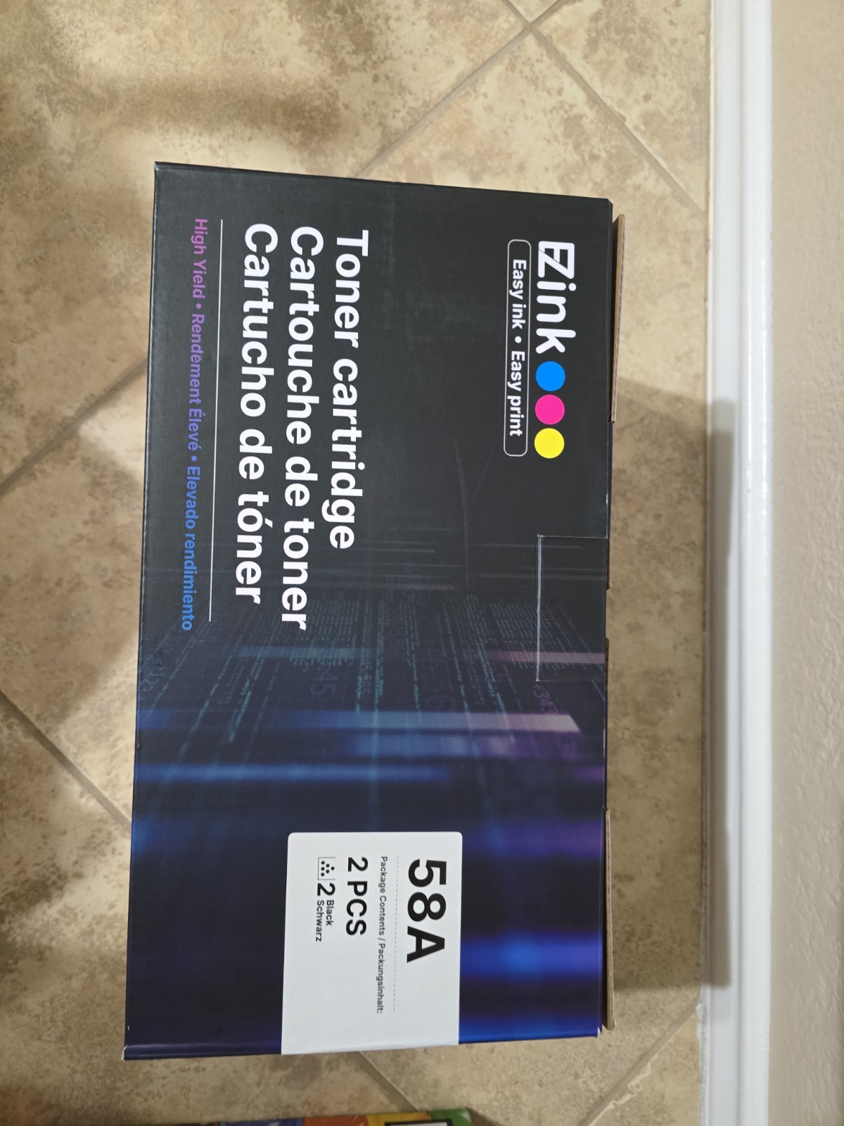 E-Z Ink Cartucho de tóner 58A CF258A (con chip) compatible con HP 58A CF258A 58X