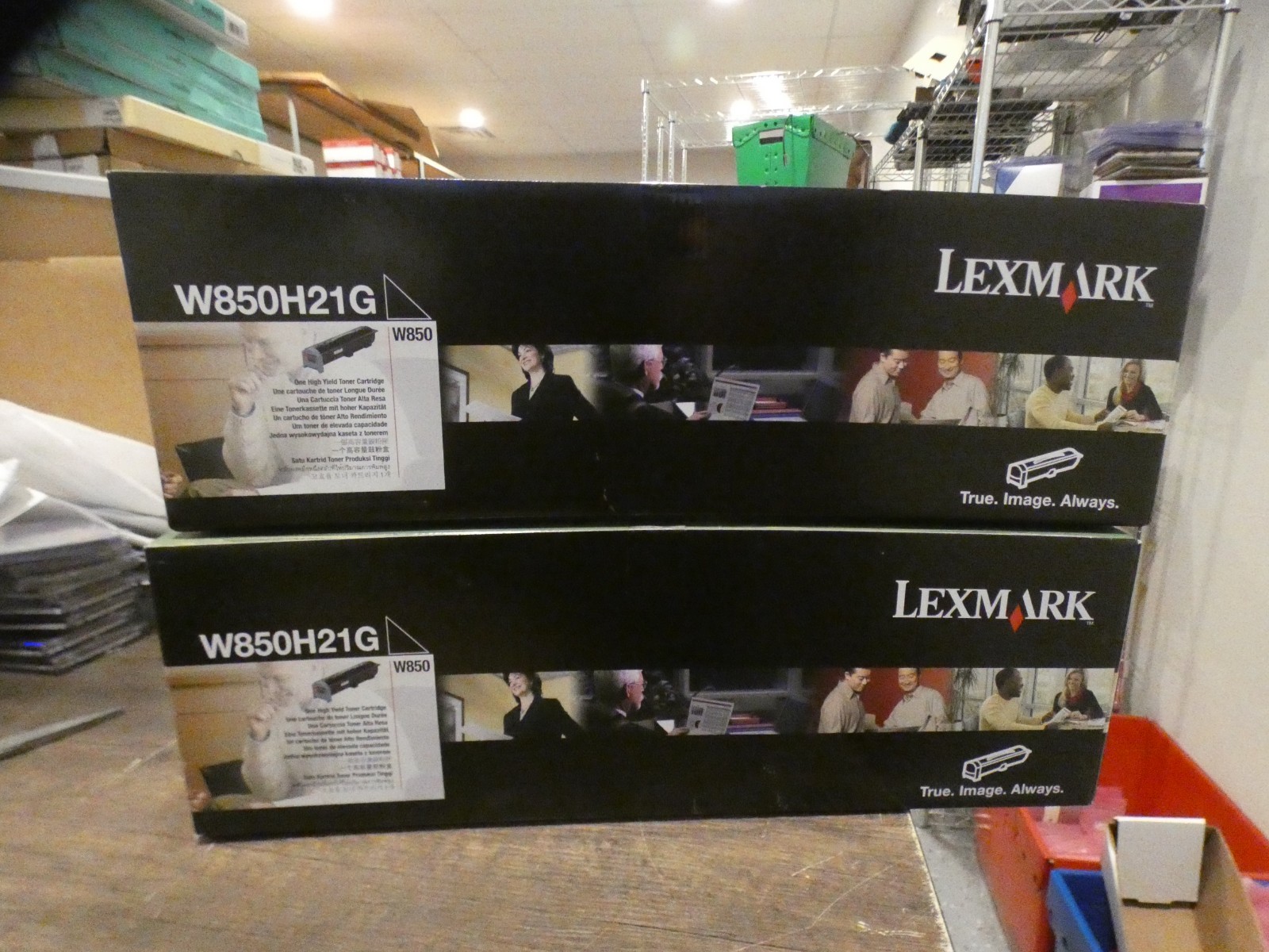 Lexmark W850H21G W850 Toner Cartridge - Black High Yield Genuine (Set of 2)