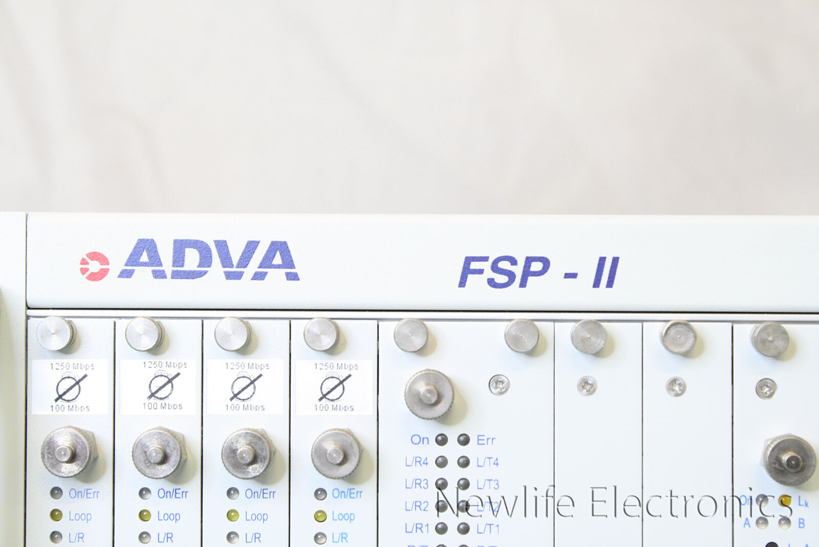ADVA FSP-II Fiber Service Platform w/ Multiple Modules Included