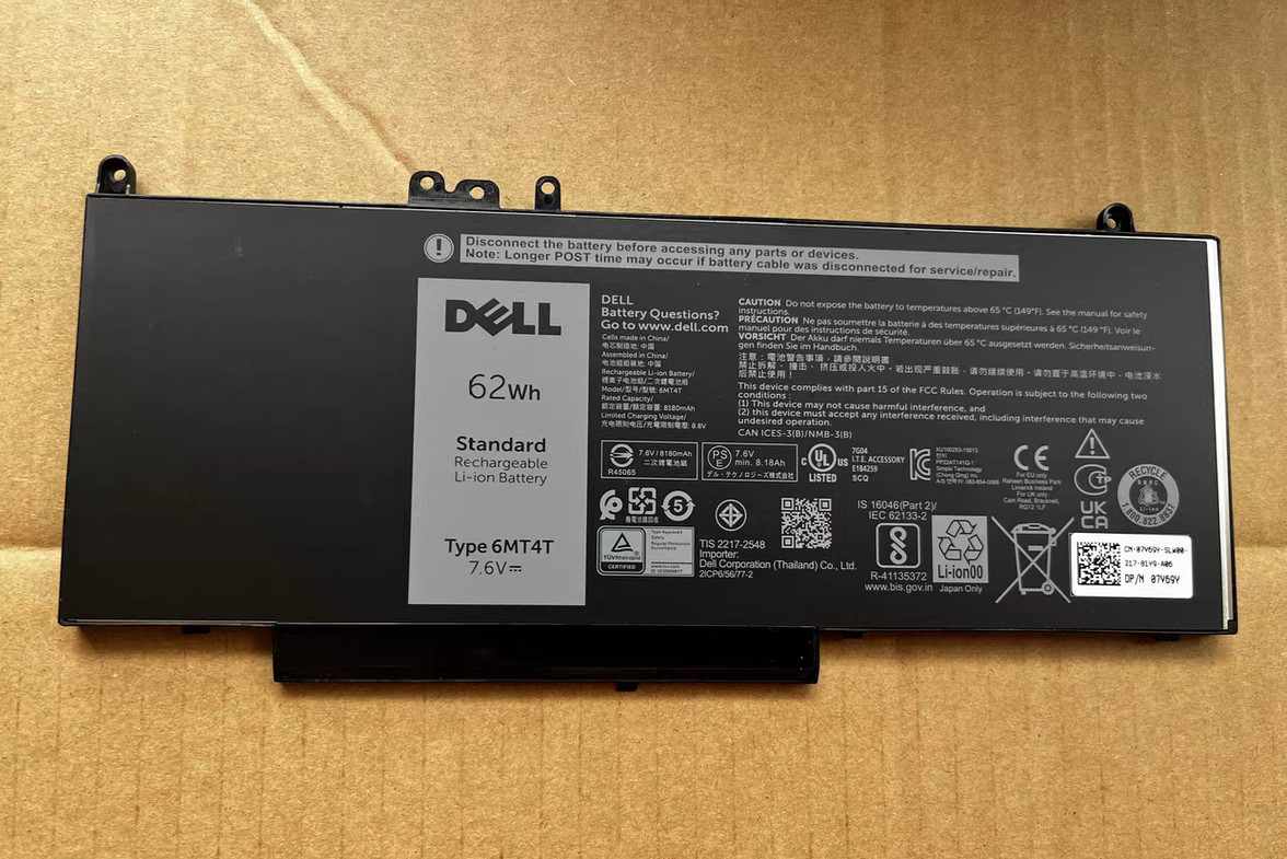 Genuine 6MT4T Battery For Dell Latitude E5470 E5570 Precision 3510 TXF9M 79VRK