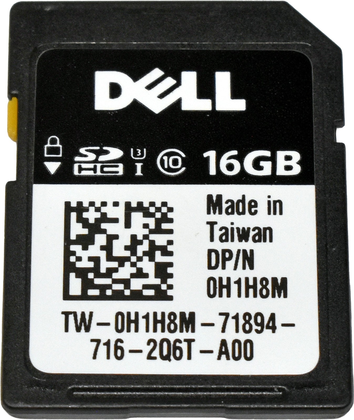 Dell iDRAC vFlash 16GB SD Card 0H1H8M for Dell PowerEdge