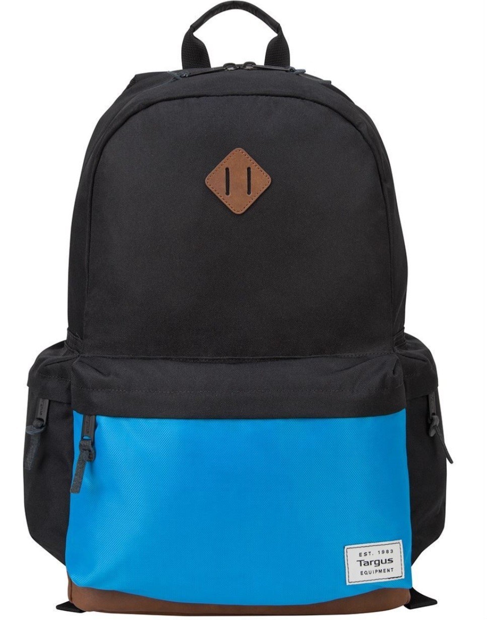 Strata 15.6” Laptop Backpack - Black/Blue