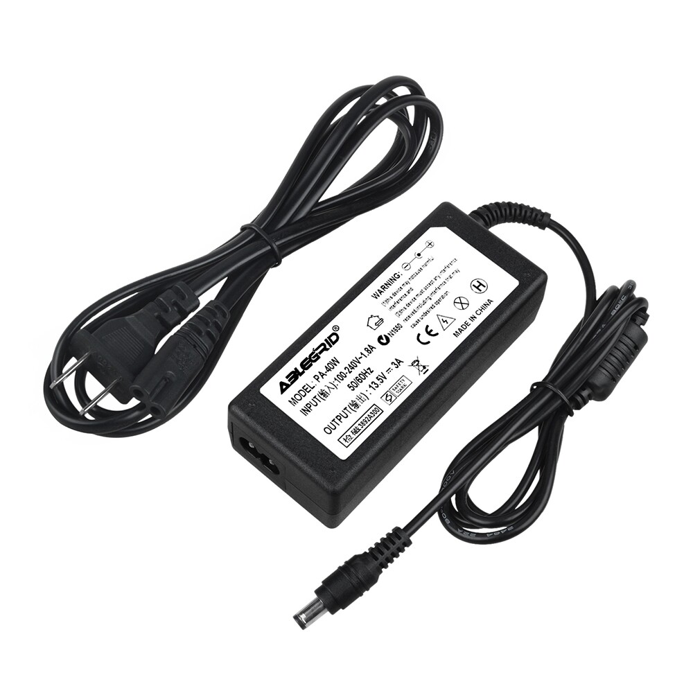 13.5V 3A AC/DC Adapter For OD: 5.5mm x ID: 2.5mm Positive Tip Center Charger PSU