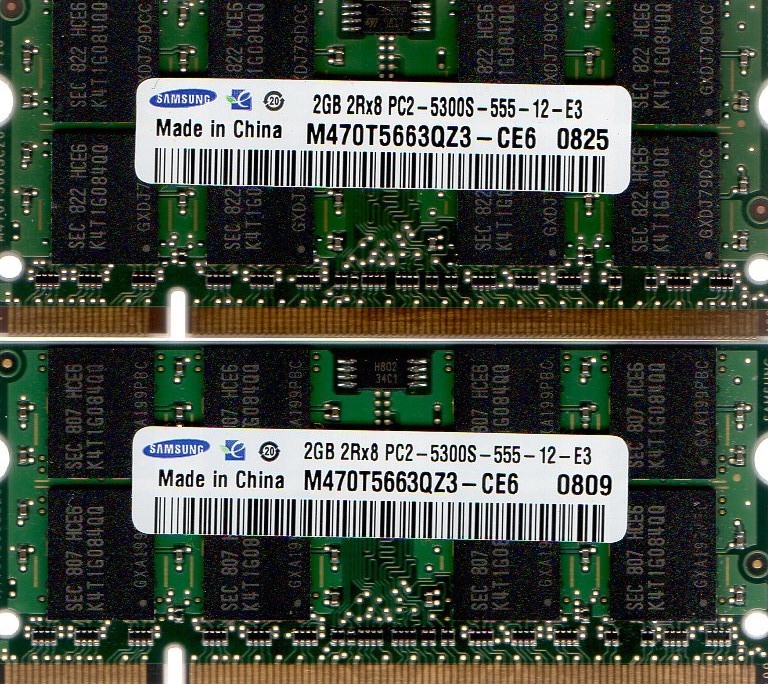 4GB 2x 2GB Kit HP Compaq Presario CQ60-220US CQ60-615DX CQ61-310SA Laptop Memory