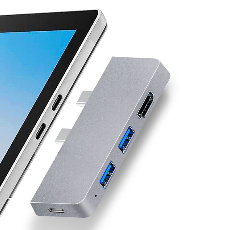 For Surface Pro 8/9 Hub Docking Station with 4K HDMI Port, USB3.0/2.0/1.0