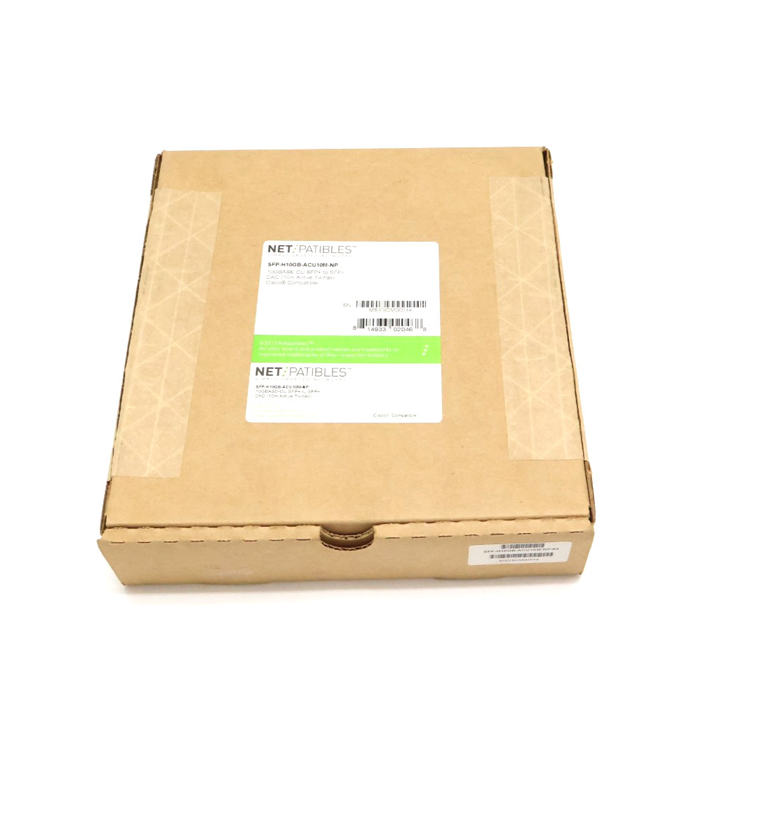 New Net:Patibles SFP-H10GB-ACU10M-NP 10GBASE-CU SFP+ DAC Active Twinax Cable 10M