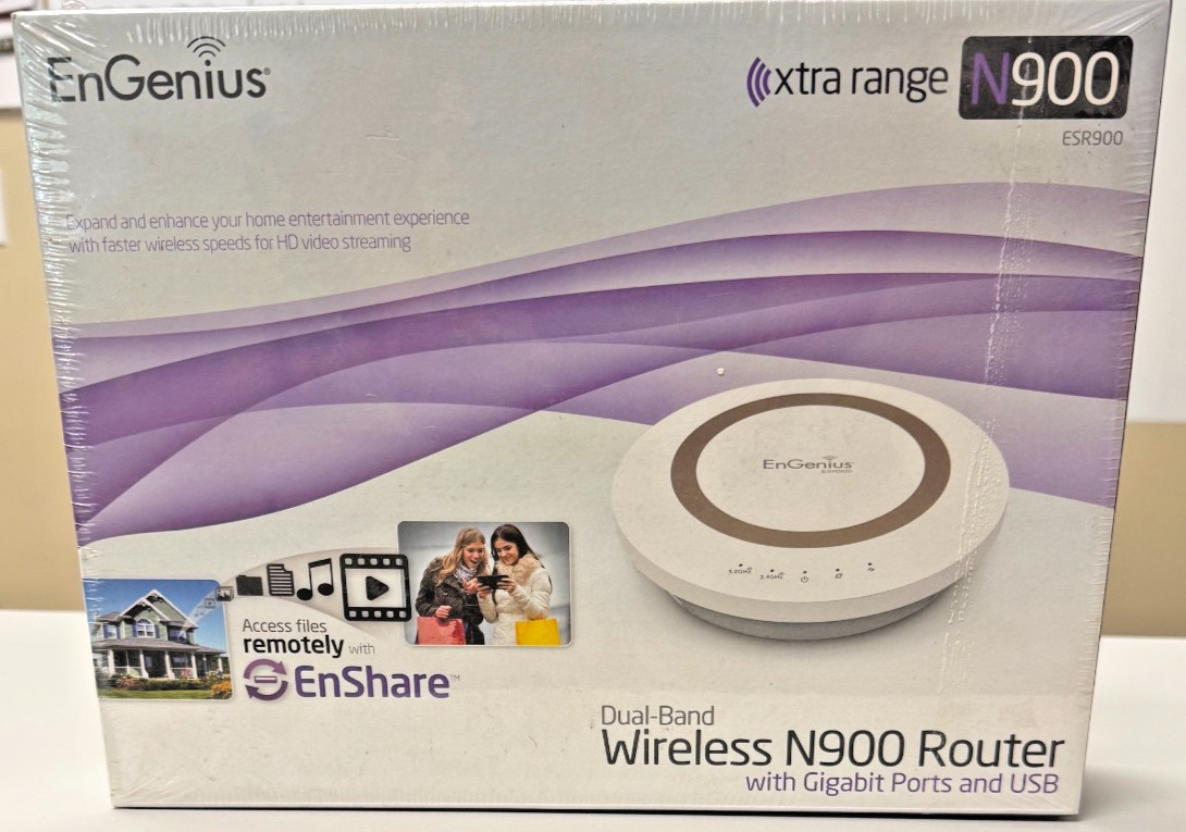 NEW EnGenius ESR900 Dual Band Wireless N900 Cloud Router