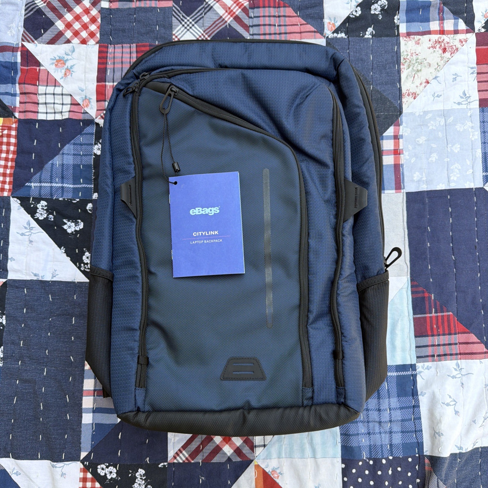 Ebags CityLink Backpack Slim Inner Pockets Bottle Holder Traveling Laptop Bag