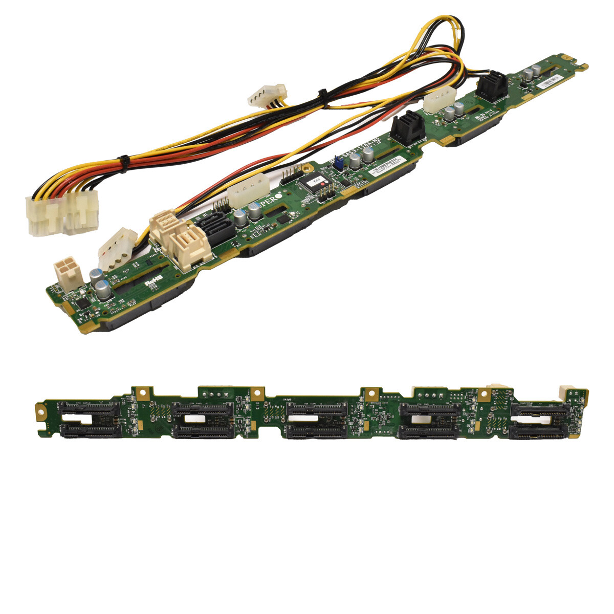Supermicro Backplane BPN-SAS3-116A-N2 12G for CSE-119U 10x 2.5" +2 Power Cables