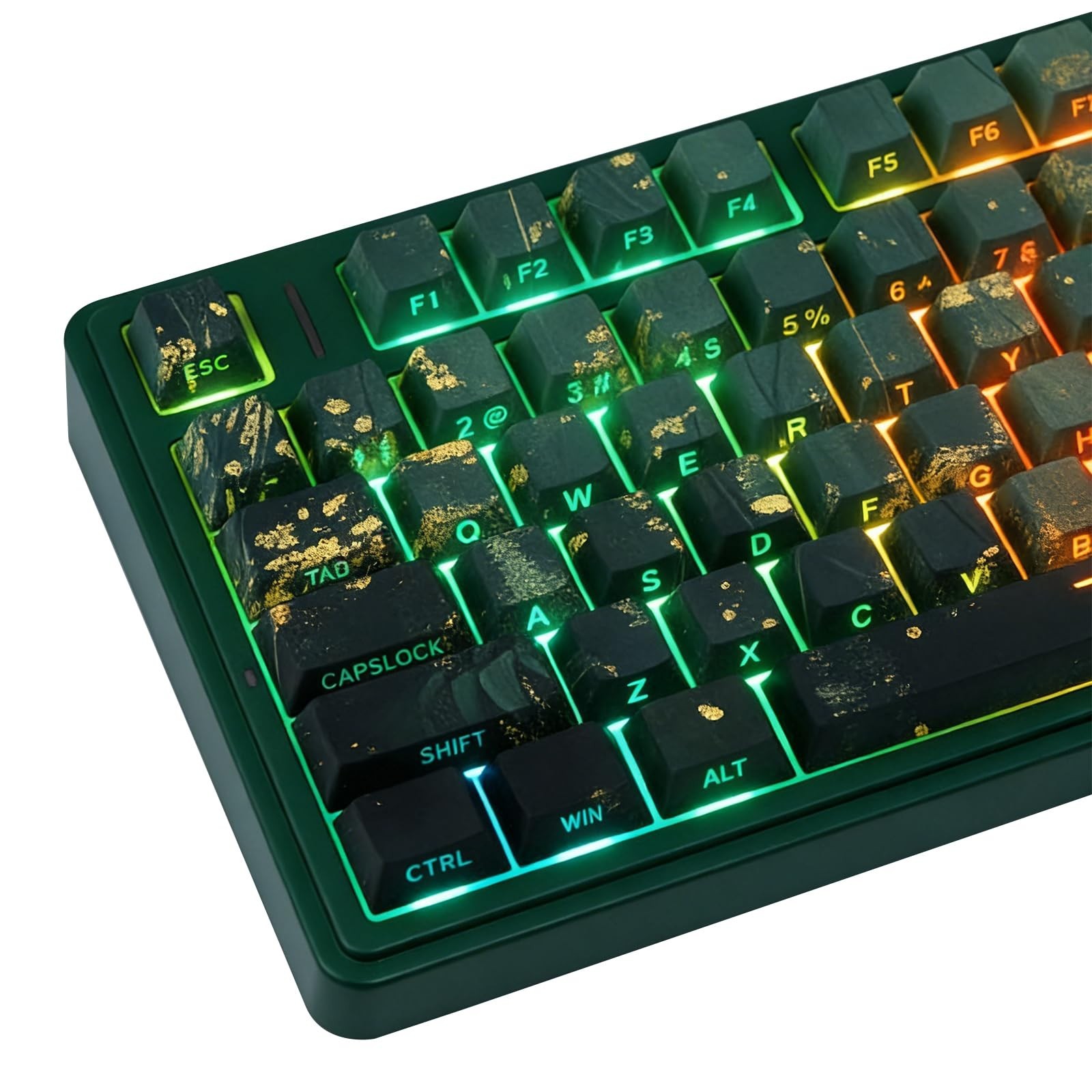 JOMKIZ Summer Breeze PBT Keycaps, 133 Keys Cherry Profile, Side Legend Shine ...