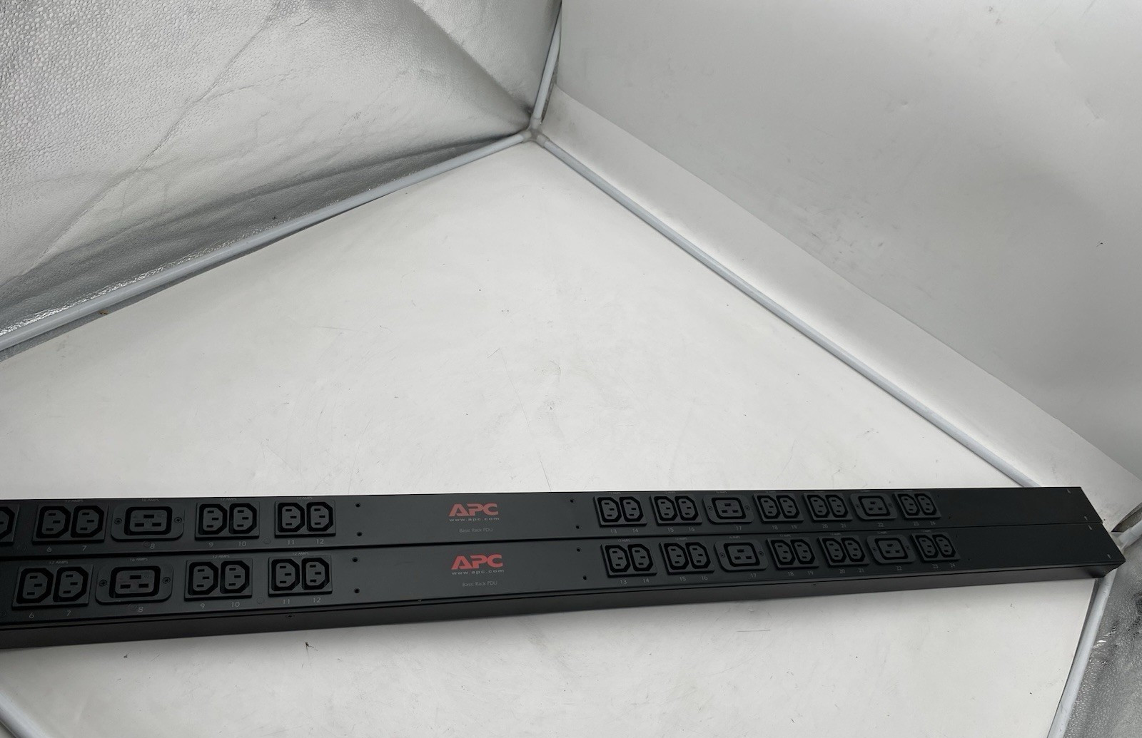 LOT OF 2 APC AP7540 Basic Rack 24-Outlet PDU 208V 16A