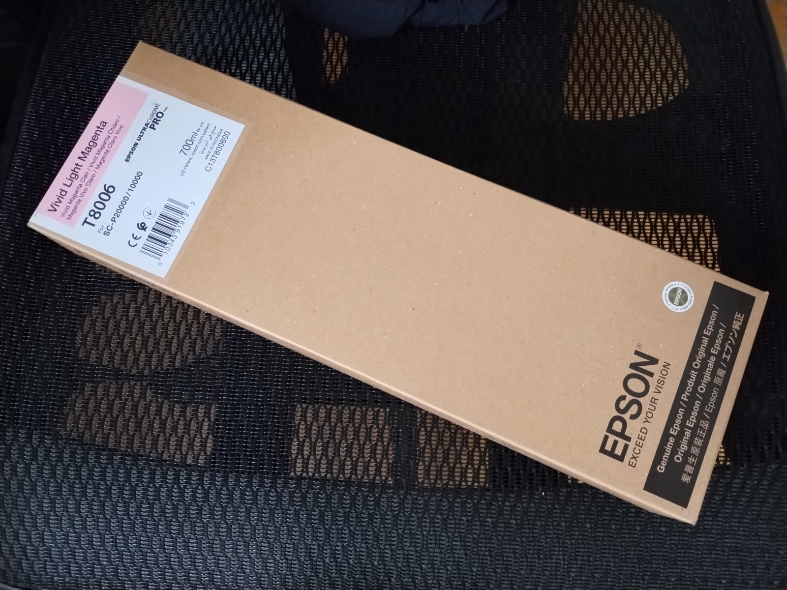 2025 GENUINE EPSON VIVID LIGHT MAGENTA INK T8006 SURECOLOR SC-P20000 SC-P10000