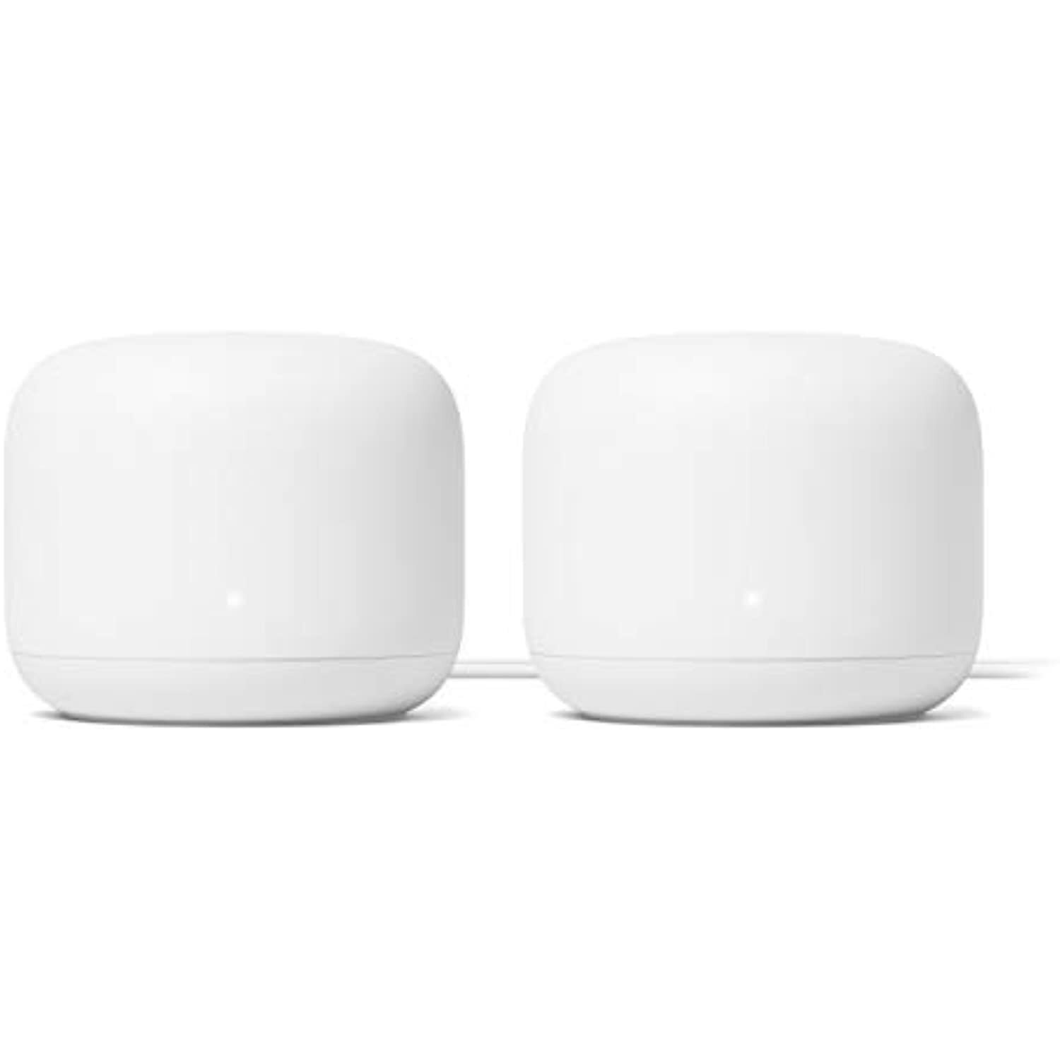 Google Nest WiFi Router 2 Pack 4x4 AC2200 Mesh Wi-Fi Routers GA00595