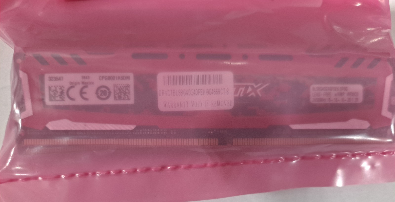 Crucial Ballistix Sport LT 8GB DDR4 2400MHz RAM BLS8G4D240FSEK Red