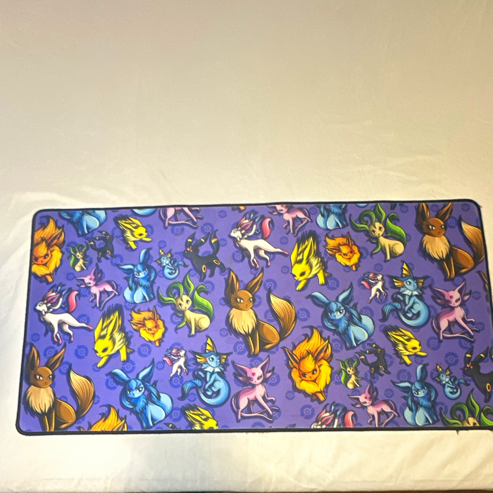 Eeveeloutions Pokémon XL mouse pad , gaming desk mat, play mat custom made.