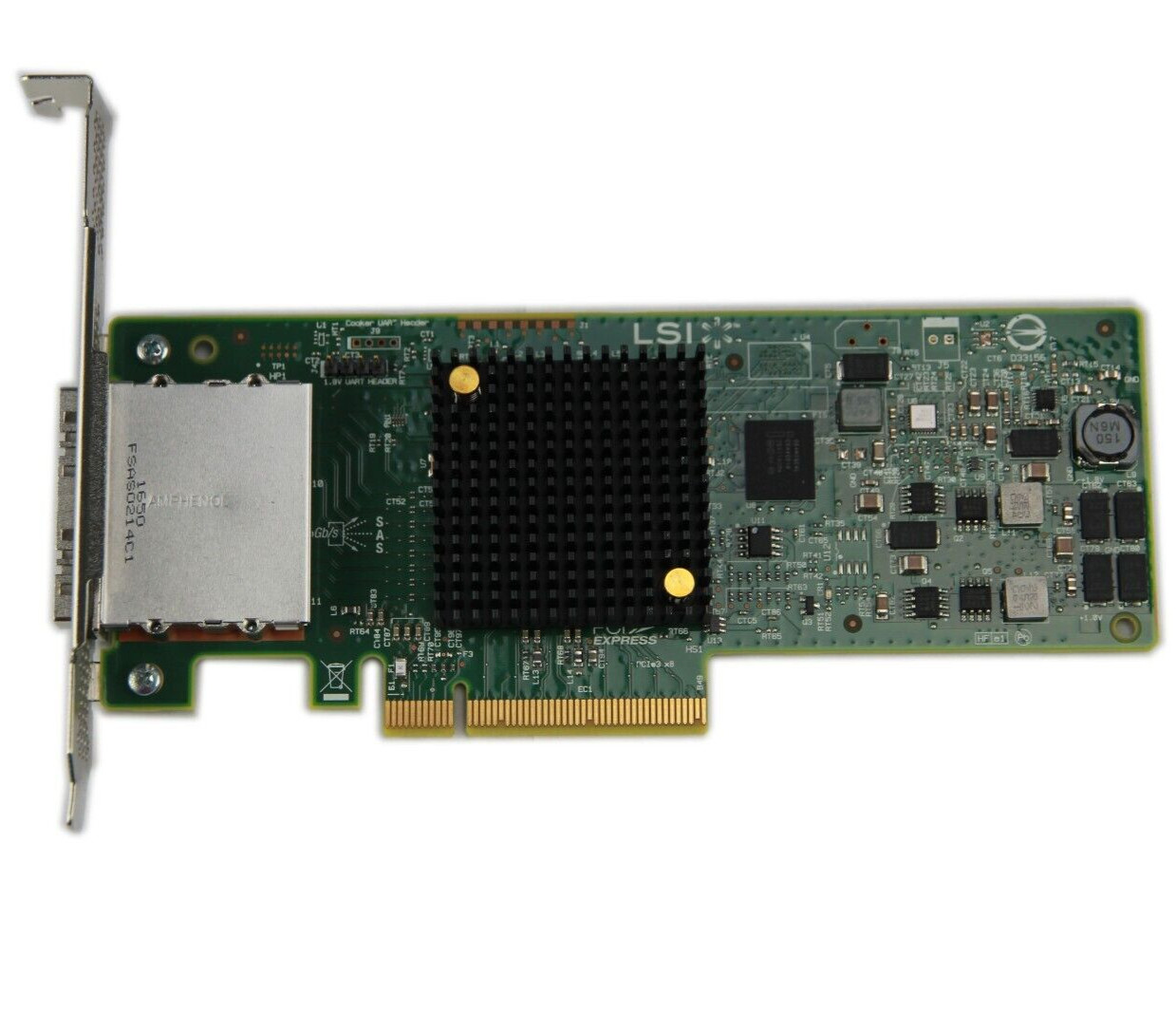 Dell LSI 9207-8e 8-Port SAS/SATA 6Gb/s External PCIe Host Bus Adapter F9D1W