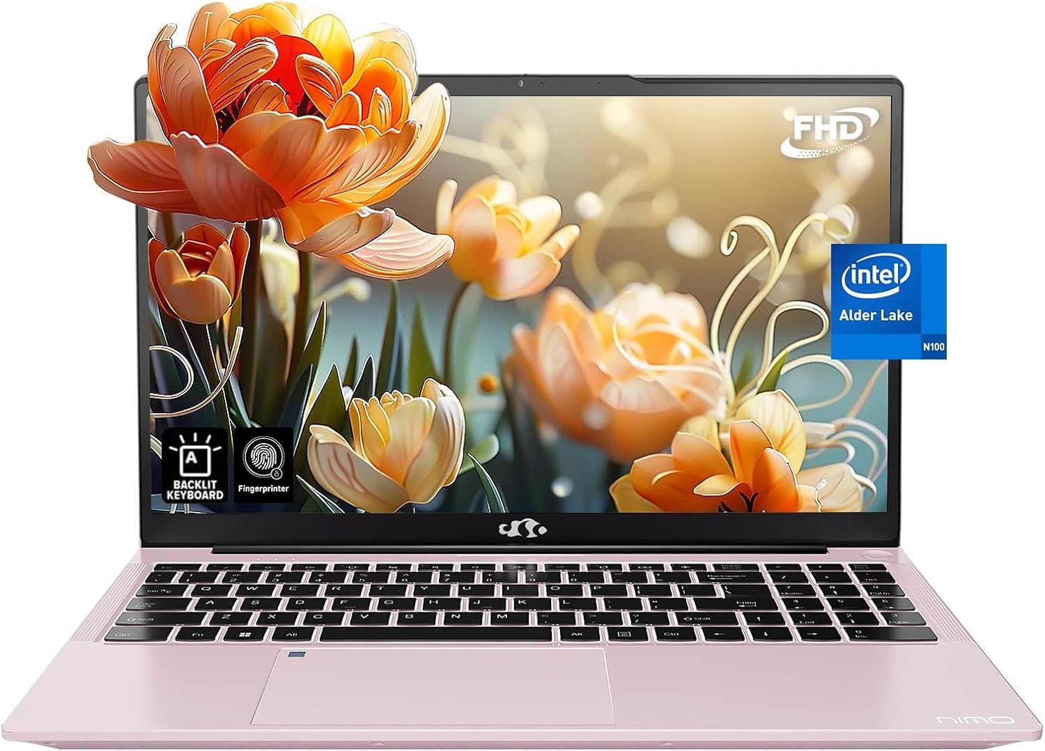 15.6" IPS FHD-Laptop, 16GB RAM 512GB SSD Intel 12 Gen 4 Core N100 WiFi 6 Win11