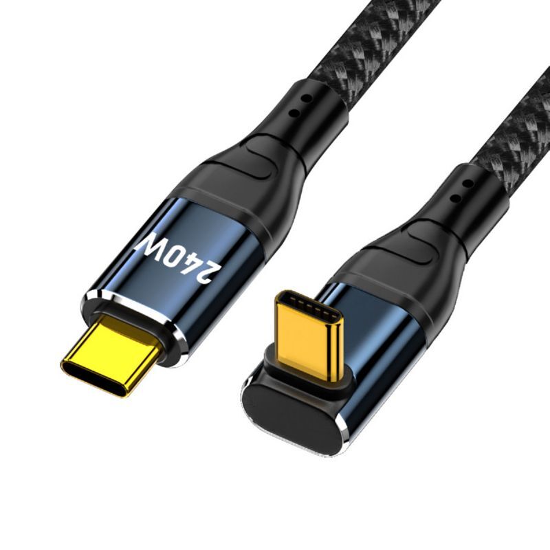 CY USB-C 240W Type-C Cable 480Mbps 48V 5A Compatible with USB2.0 100W Charging