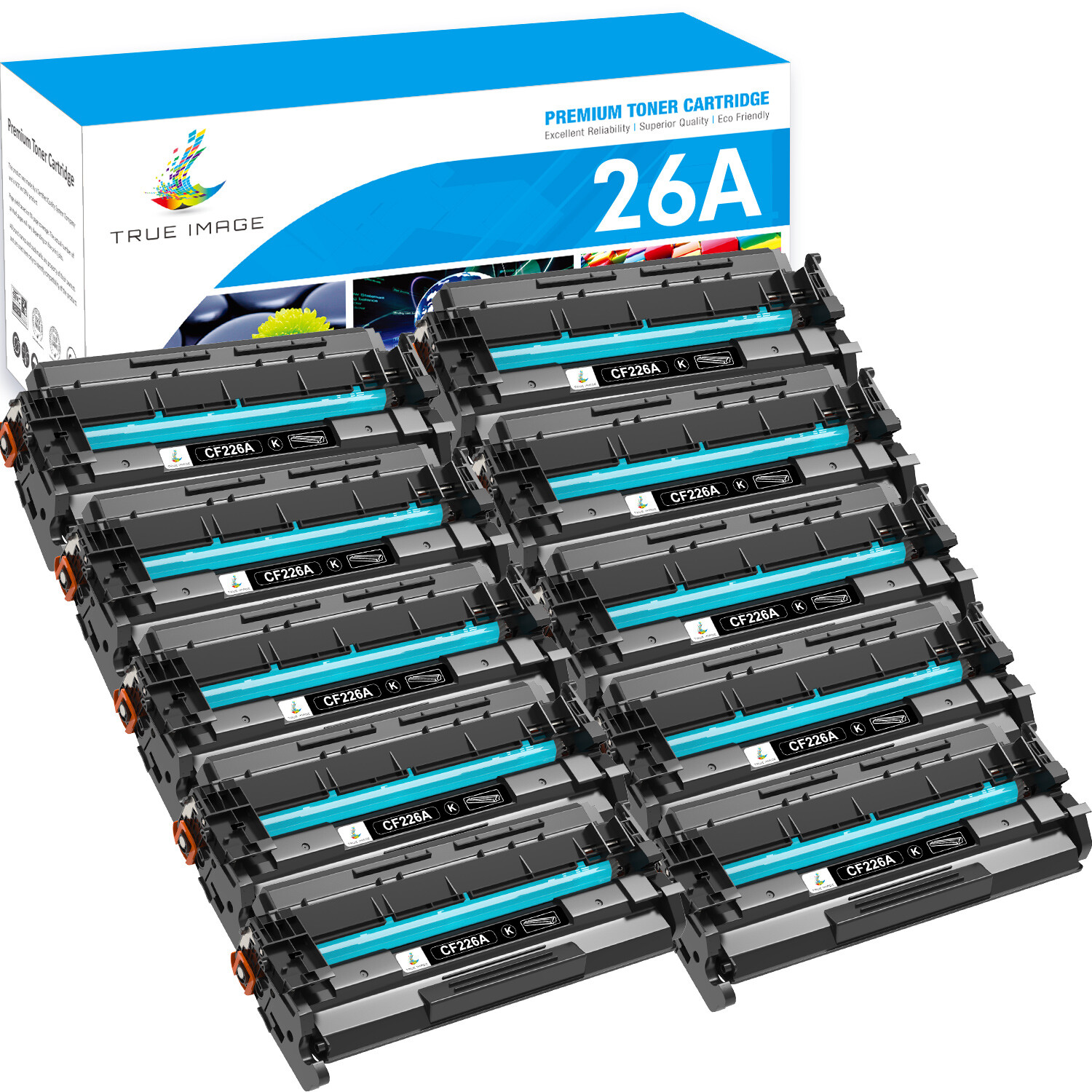 1-10 Pack for HP CF226A 26A Toner Cartridge LaserJet Pro MFP M426fdn M402n lot