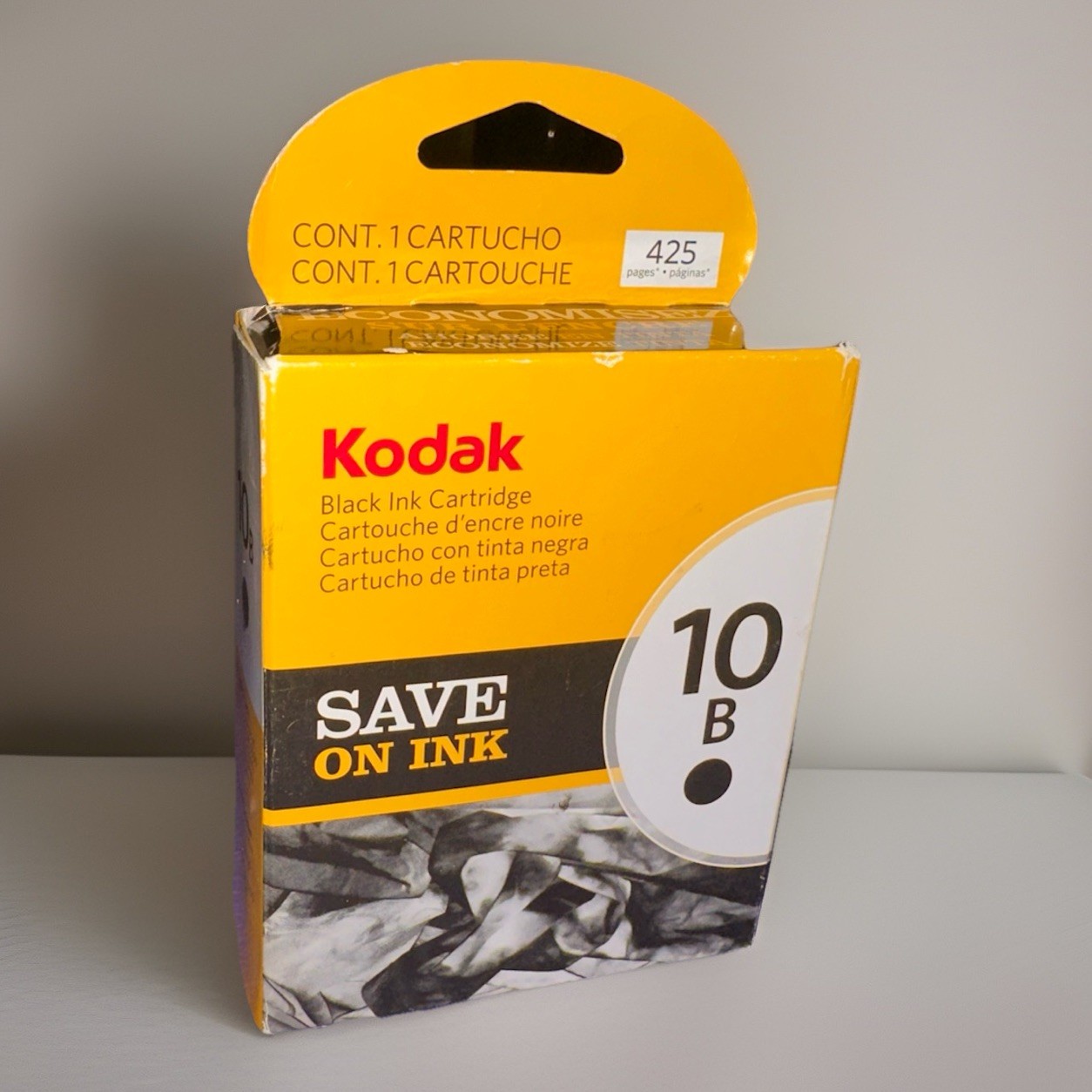 Kodak Black Ink Cartridge 10B (1163641) New Sealed Ships Now