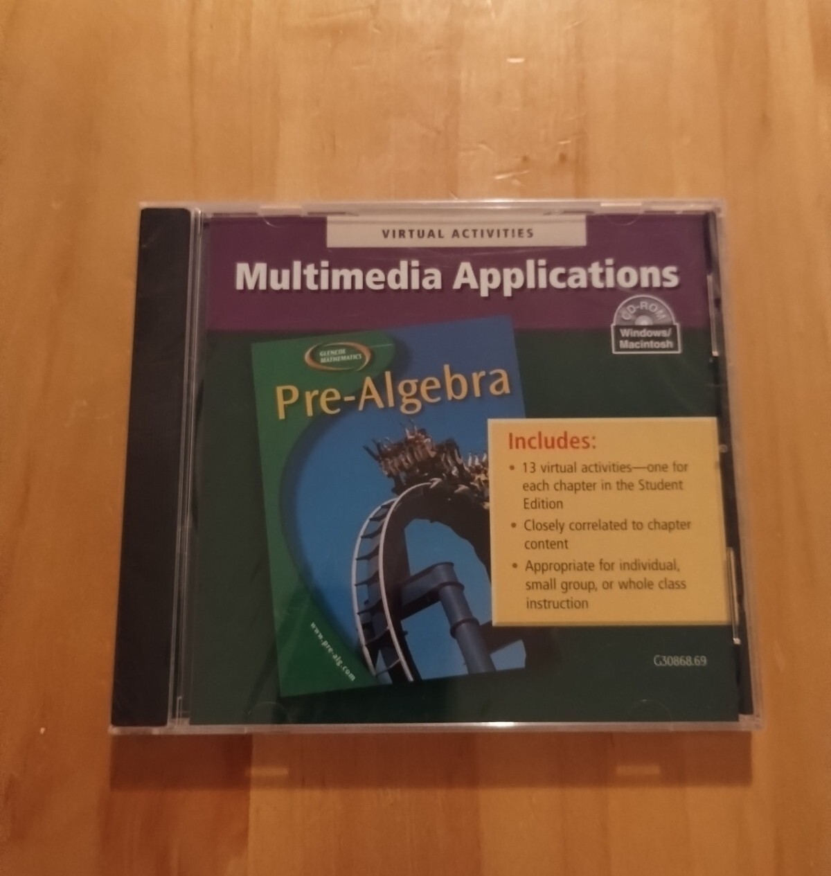 NIP Pre-Algebra CD-ROM Virtual Activities Multimedia Application 13 Activities