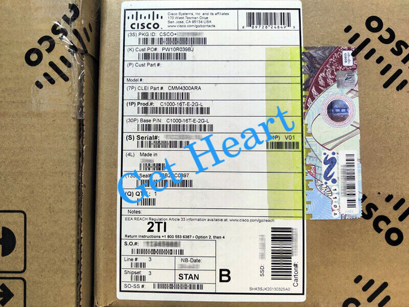 C1000-16T-E-2G-L Cisco C1000 Series 16x GE, 2x SFP, LAN Base, External PS