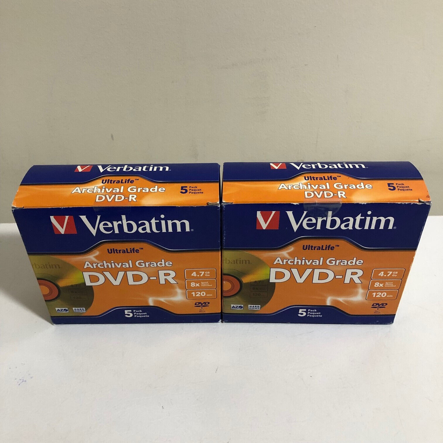 Verbatim DVD-R UltraLife Archival Grade 10 Pack (2x5 pack) - New Sealed