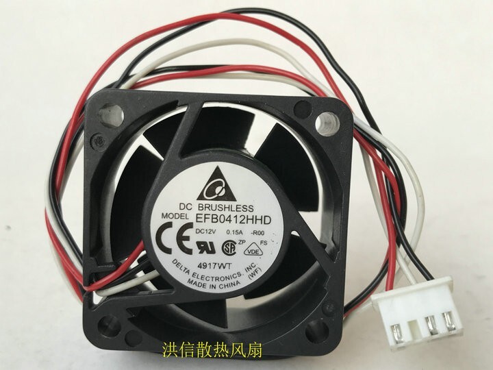 Delta EFB0412HHD 4020 40*40*20mm 12V 0.15A DC Brushless Cooler Cooling Fan