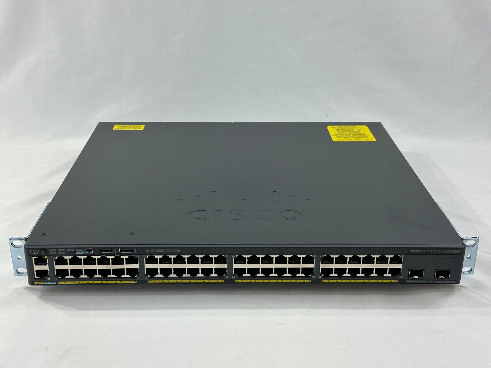 Cisco Catalyst 2960XR Ethernet Switch 48x 1GbE Ports 2x SFP+ 10GbE +Stack 2x PSU