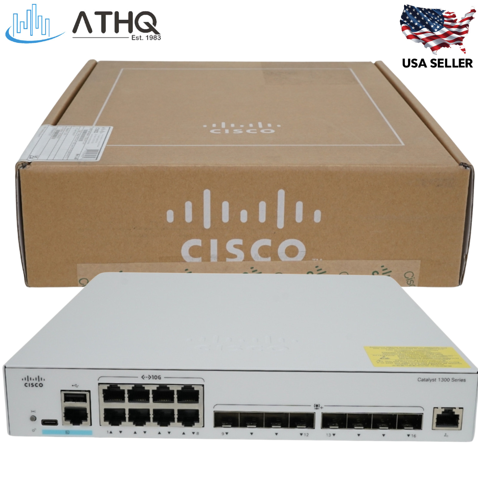 Cisco Catalyst C1300-16XTS 16-Port Managed 10G L3 10-Gigabit Ethernet Switch