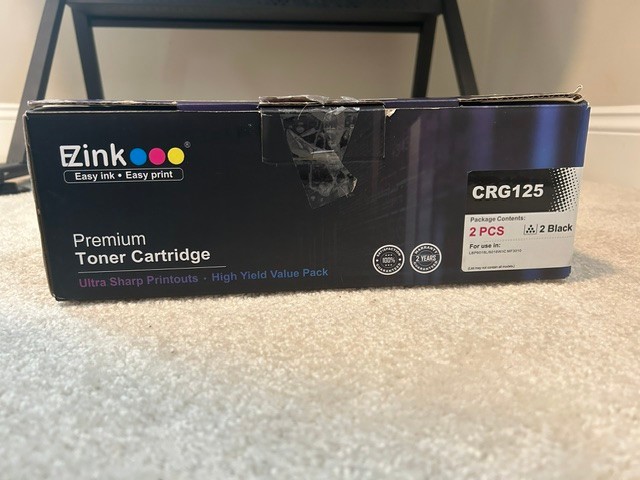 EZink Premium Toner Cartridge CRG125 2 Piece Black