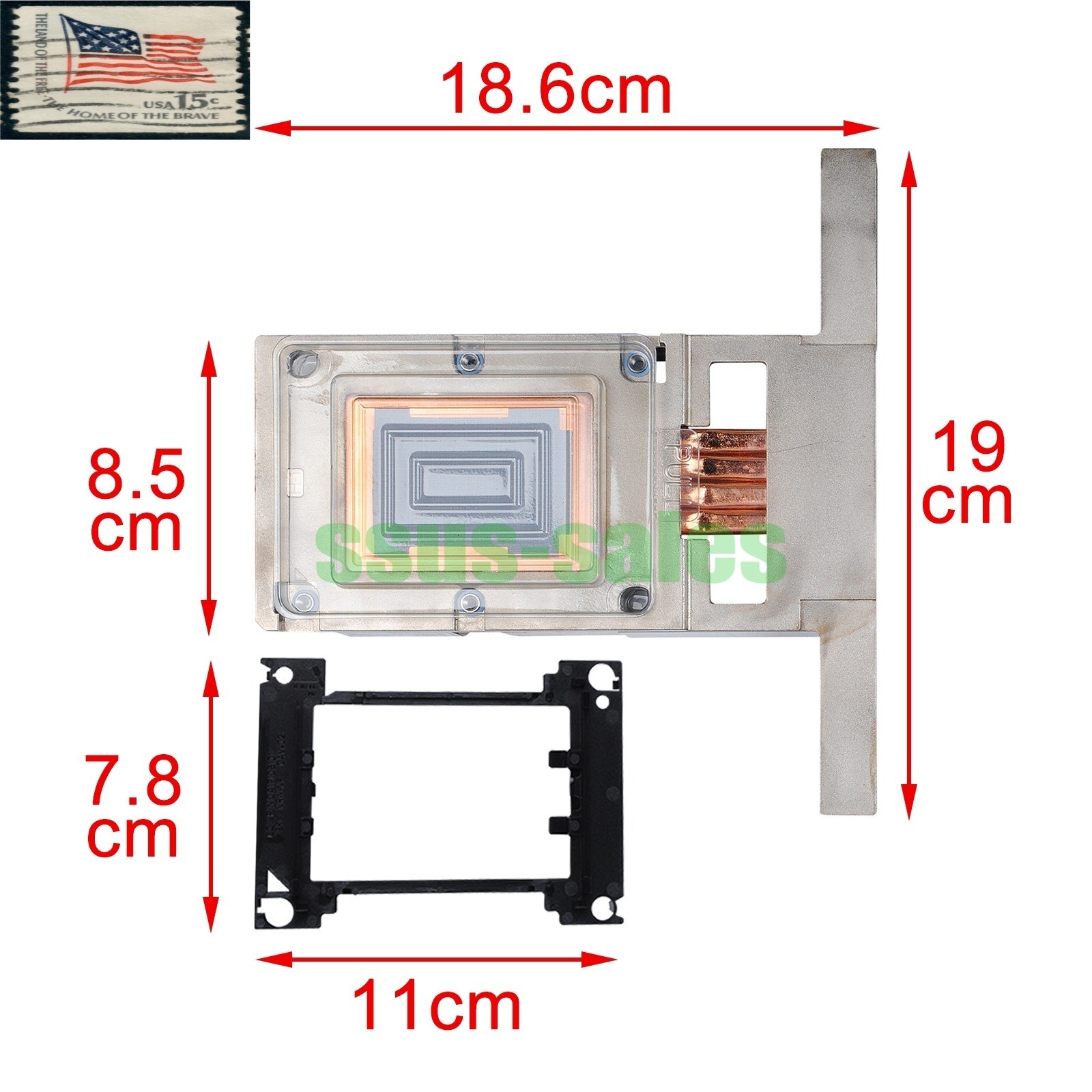 872453-001 873590-001 High-Performance Heat Sink for HP DL360 G10 1U Server
