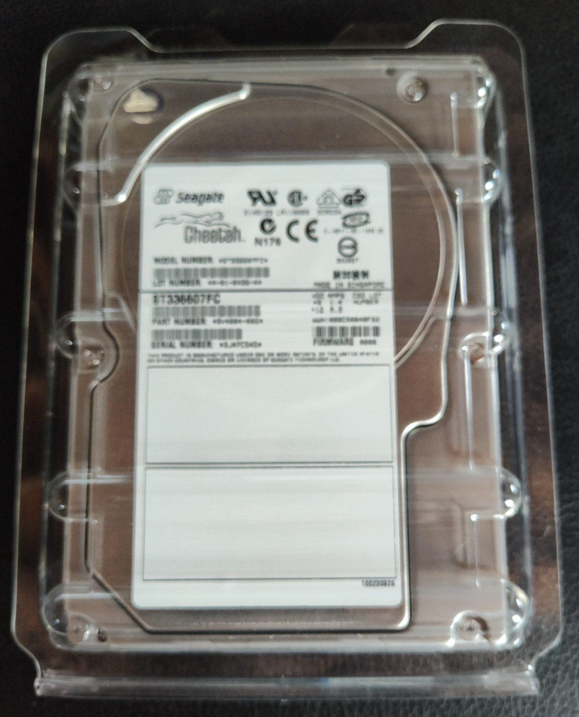SUN 36GB ST336607FC 390-0137-02 540-4525 FC 10K optical fiber cabinet hard disk