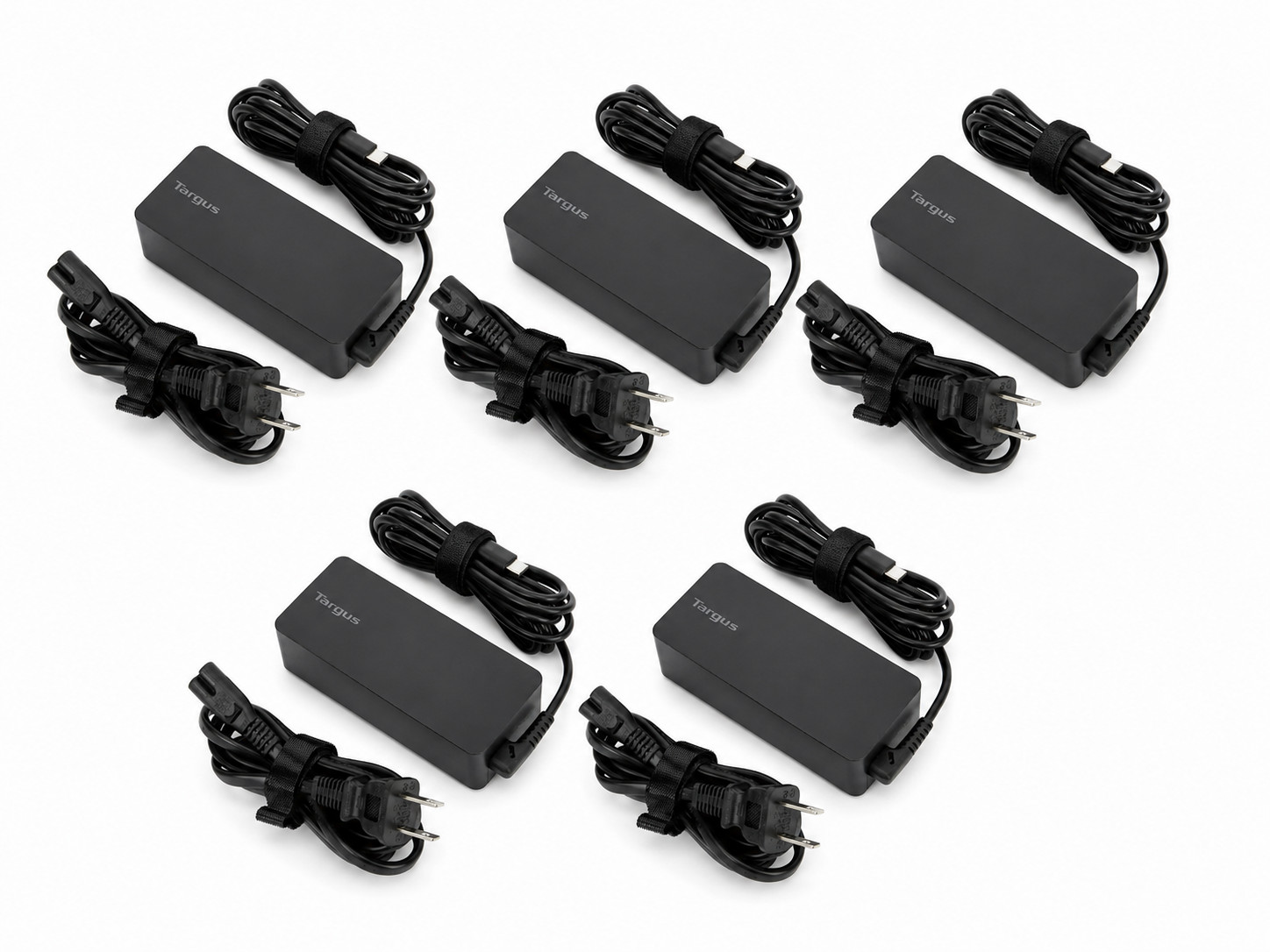 Targus Genuine 65W USB-C AC Power Supply Adapter Charger Type-C Lot of 5 Tested