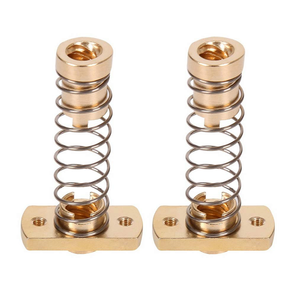 2-Pack Brass Anti-Backlash Nut for CR10 & Ender 3 3D Printers, 8mm Acme