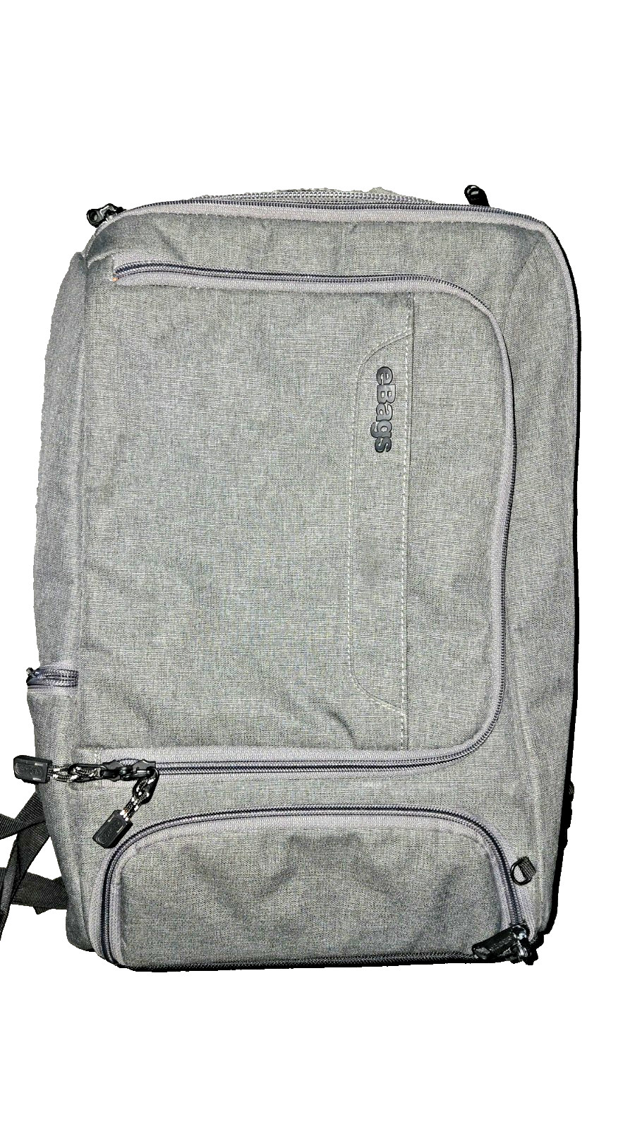 eBags Professional Slim laptop briefcase backpack heather gray 21.6 L