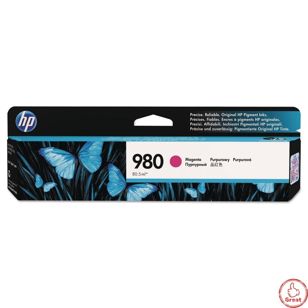 HP 980 Magenta Original Ink Cartridge D8J08A