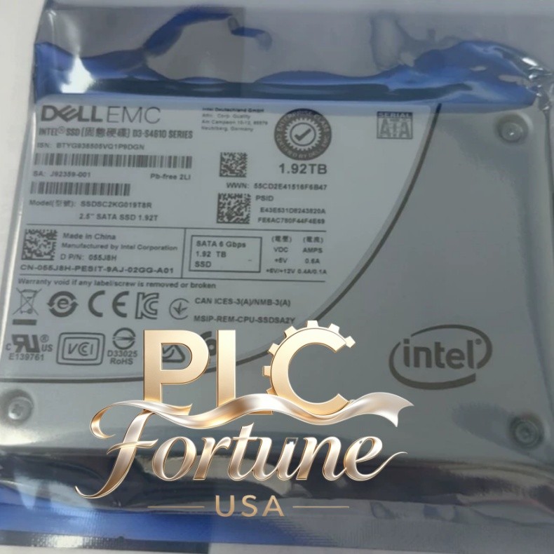 NEW Dell 055J8H 55J8H Intel D3-S4610 SATA 1.92TB 6G 2.5" SSD G14/15/16 W/Tray
