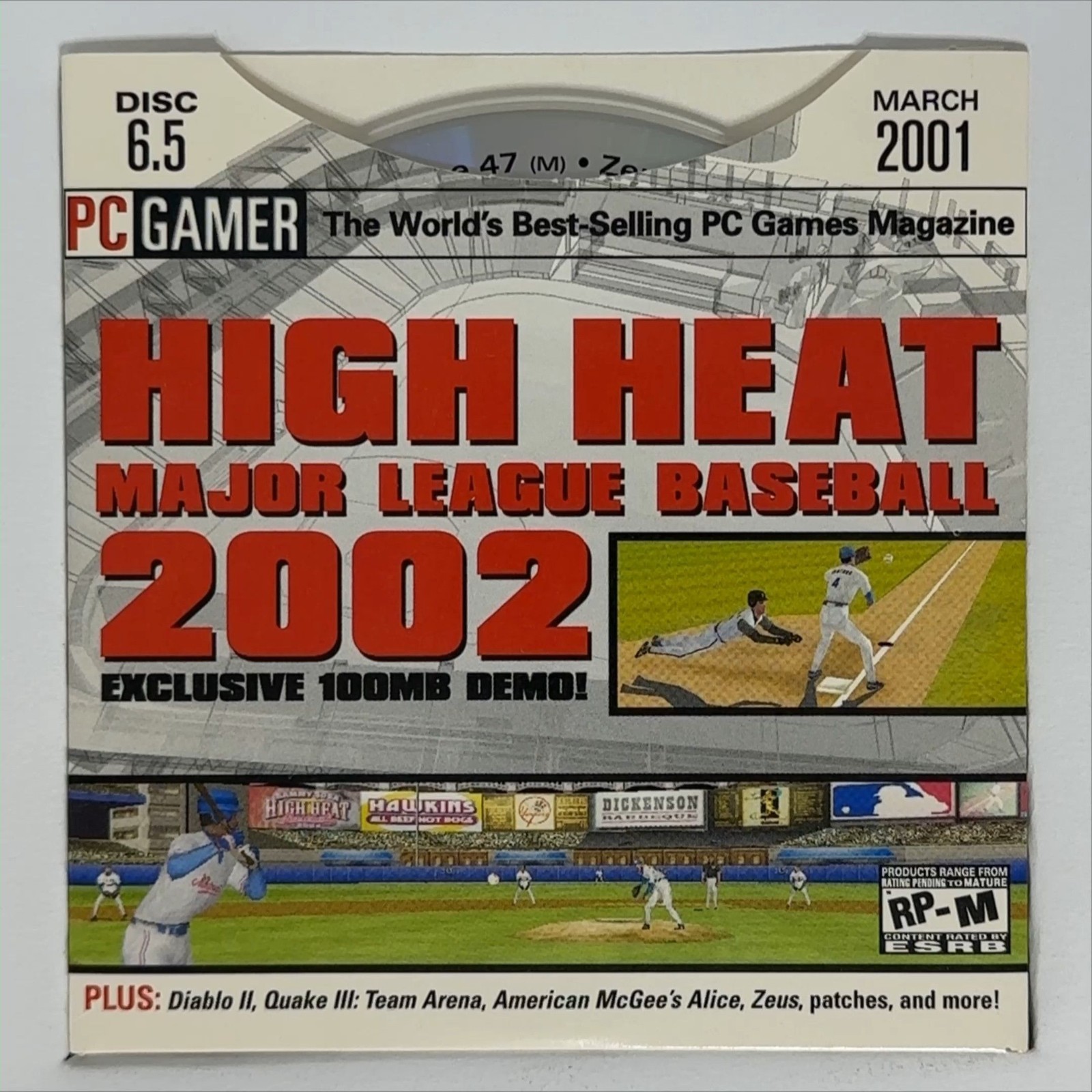 PC Gamer Demo Disc 6.5 March 2001 CD-ROM Vintage PC Gaming Software