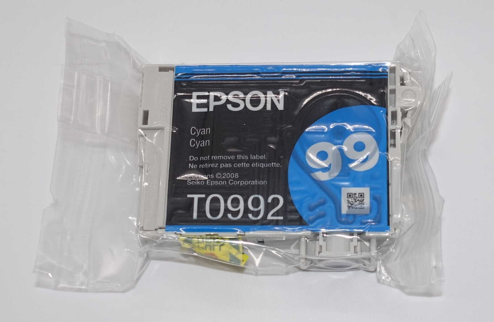 Epson Cyan Ink 99 TO992 (New Sealed) OEM authentic no box cartridge only