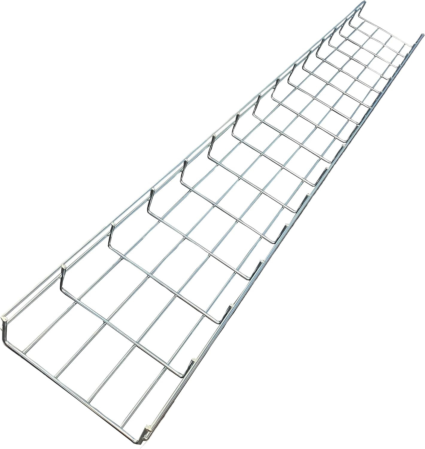 Cable Tray- 5 Feet Long - 8" Width, 2” Depth – Wire Mesh Tray Cable Management R