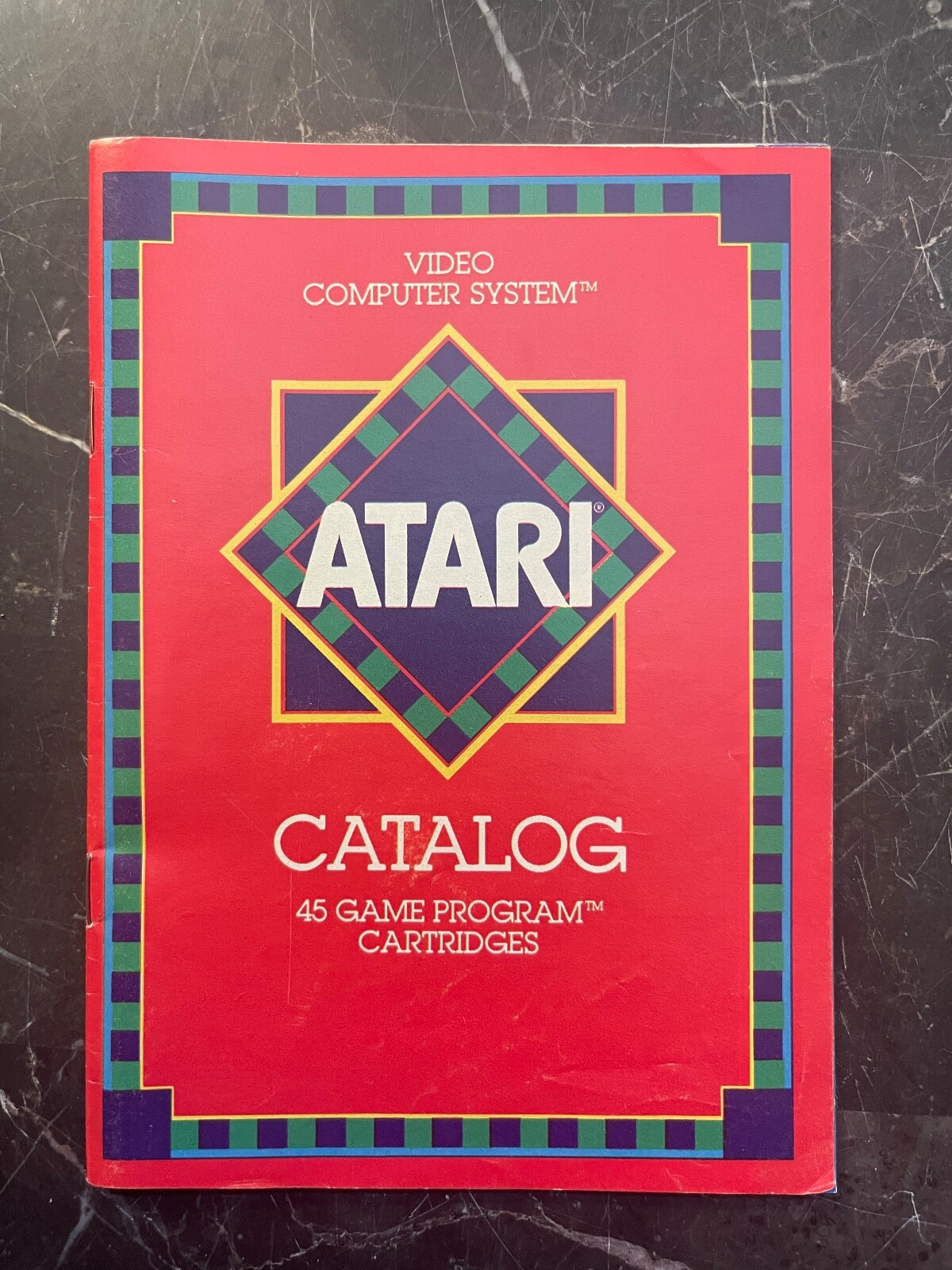 VTG 1981 Atari Video Computer System Catalog 45 Game Program Cartridges-MINT