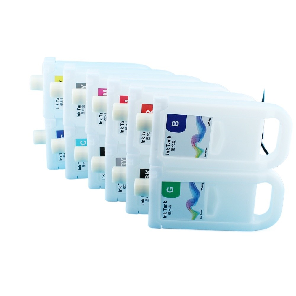 700ml PFI 1700 Empty Ink cartridges No Chip for Canon PRO2000 4000 6000 Printer