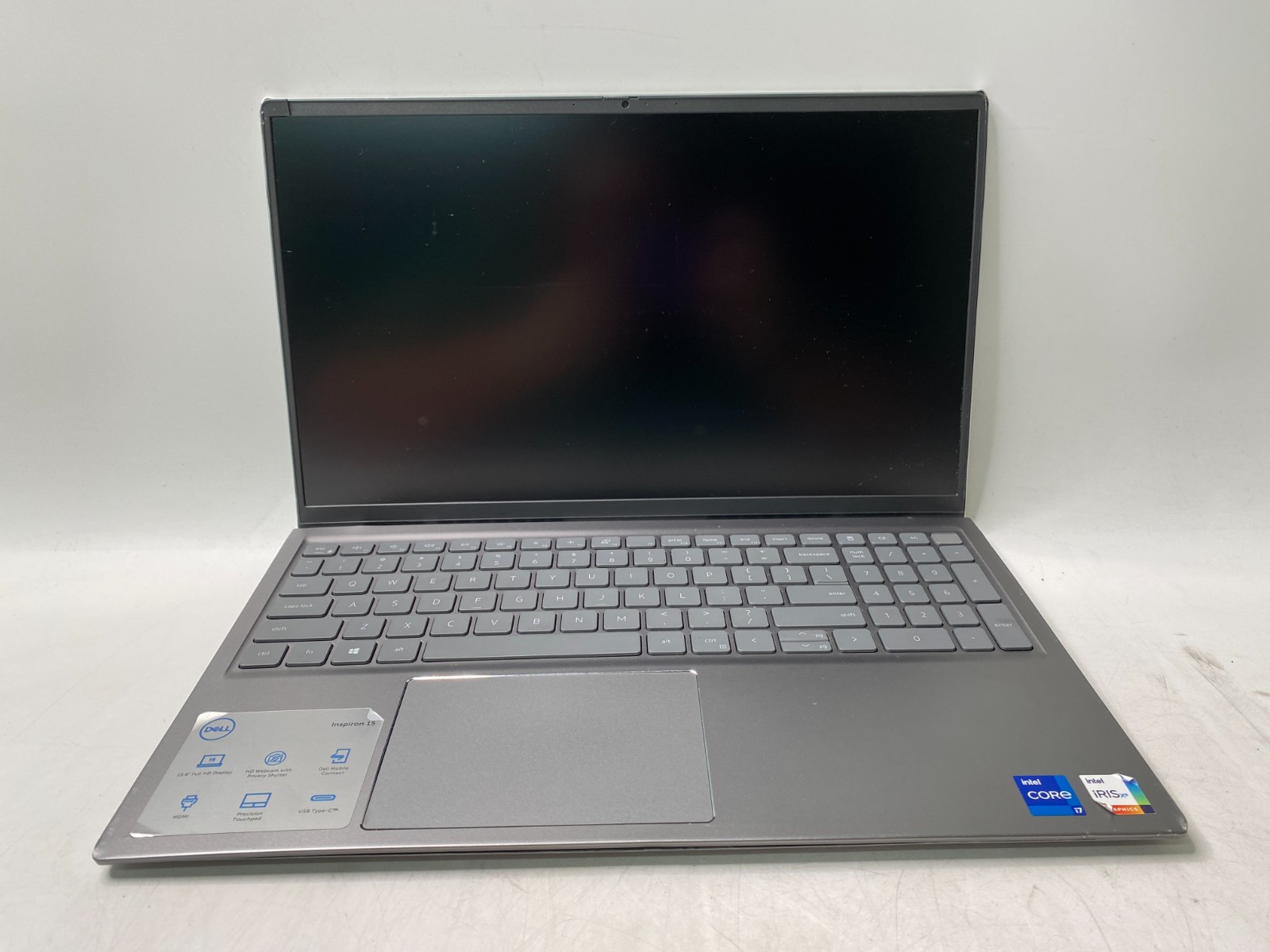 FOR PARTS Dell Inspiron 5510 15.6" i7 11370H No RAM/SSD/Batt - Read Description