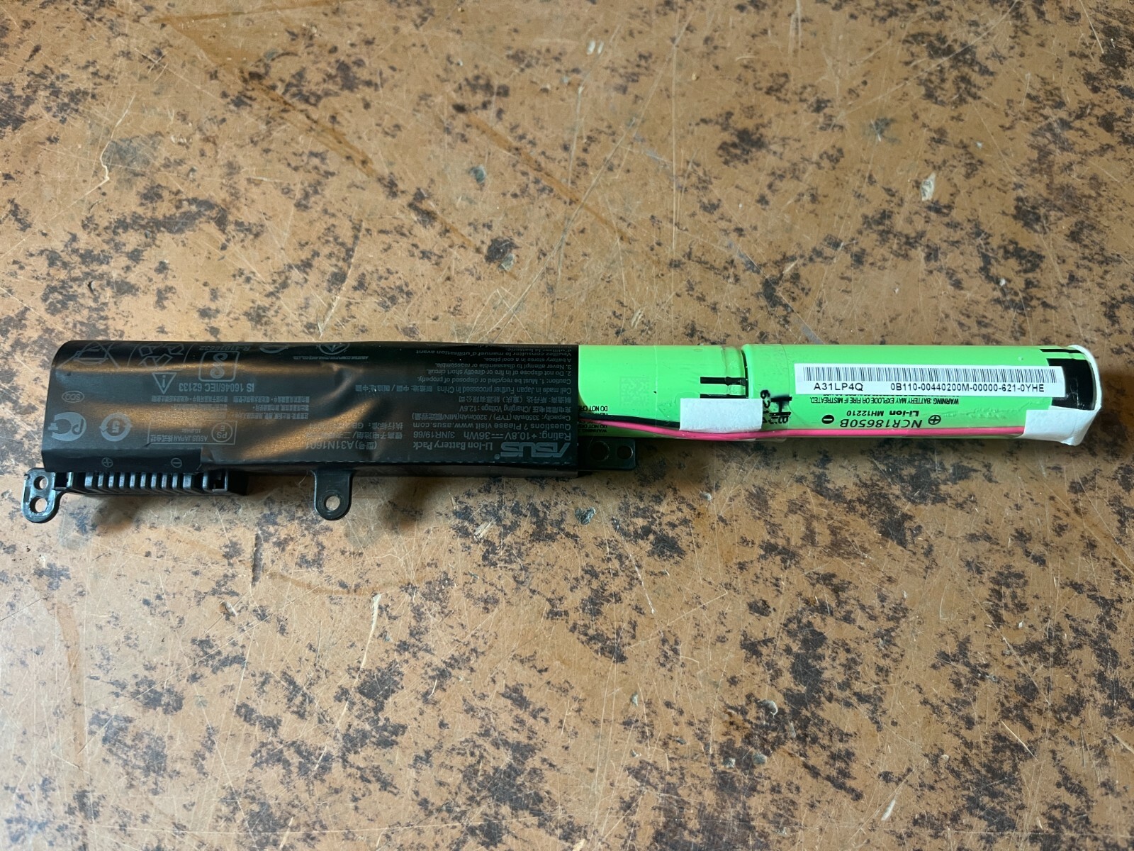 ASUS X441BA Genuine 10.8V 36WH 3350MAH Battery A31N1537 0B110-00420000