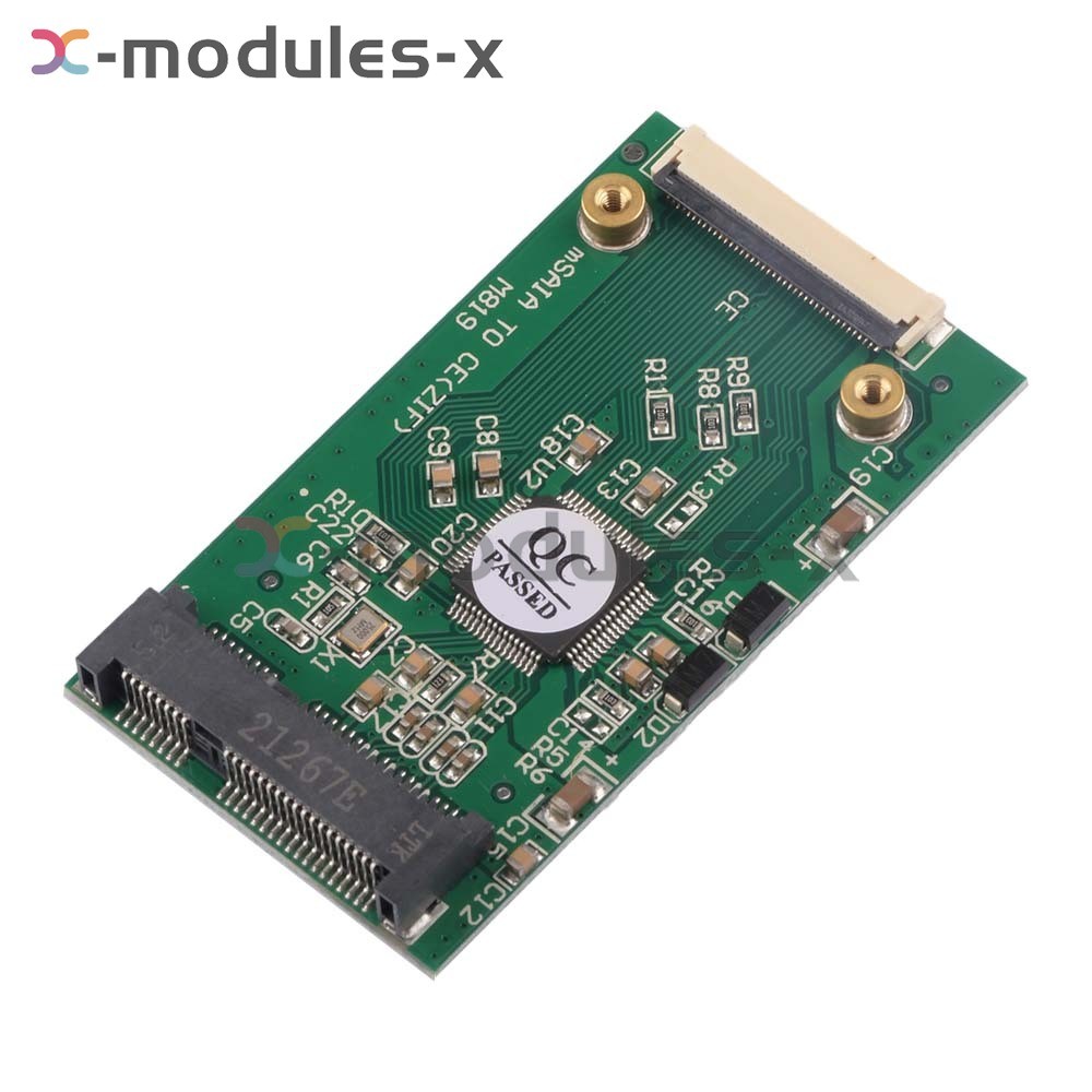 1~10Pcs mSATA PCI-E 1.8" SSD To 40pin ZIF CE Cable Adapter Converter Card Lot