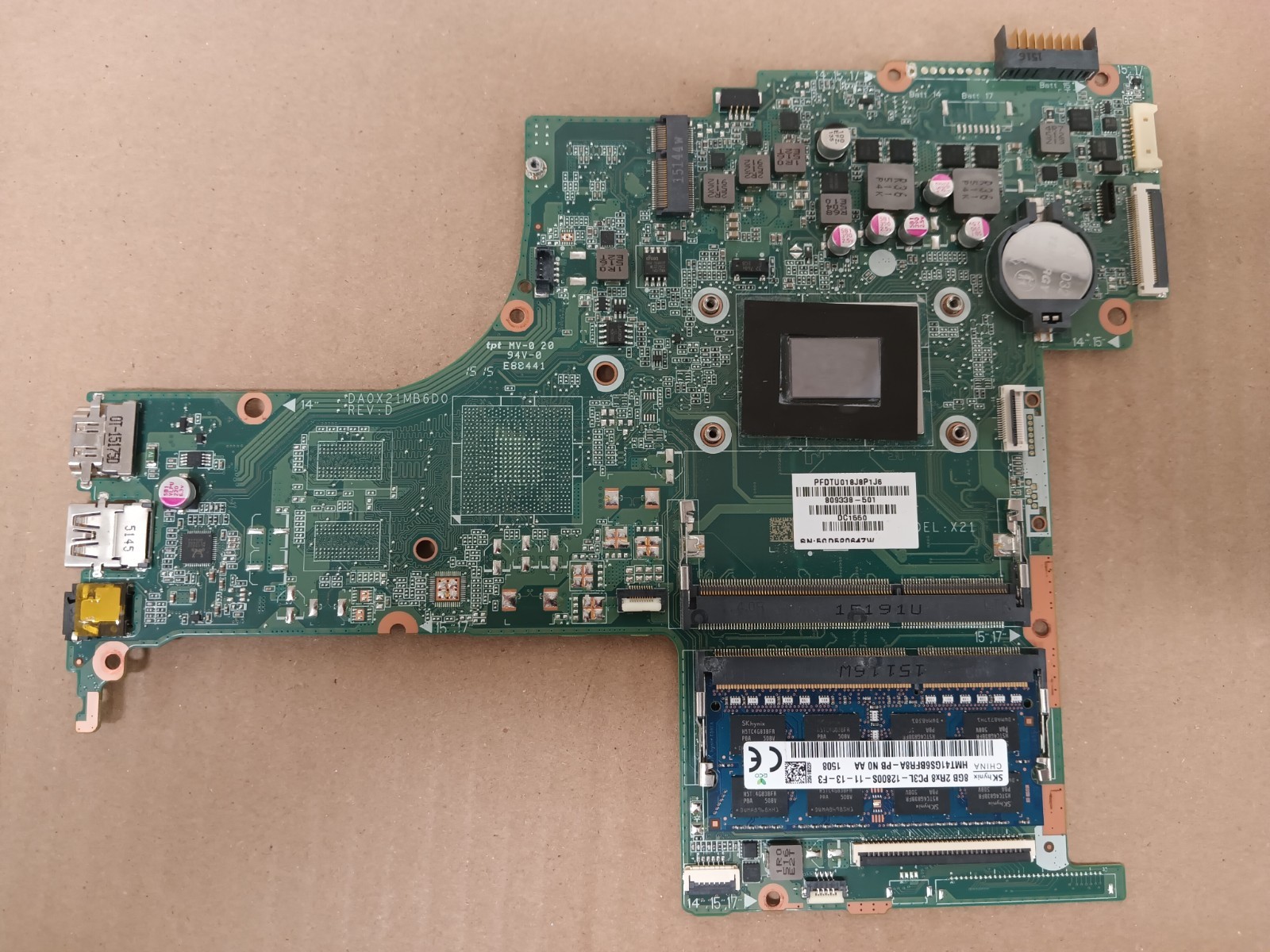 809338-501 OEM HP MOTHERBOARD AMD UMA A10-8700P 15-AB 15-AB053NR (DE57)