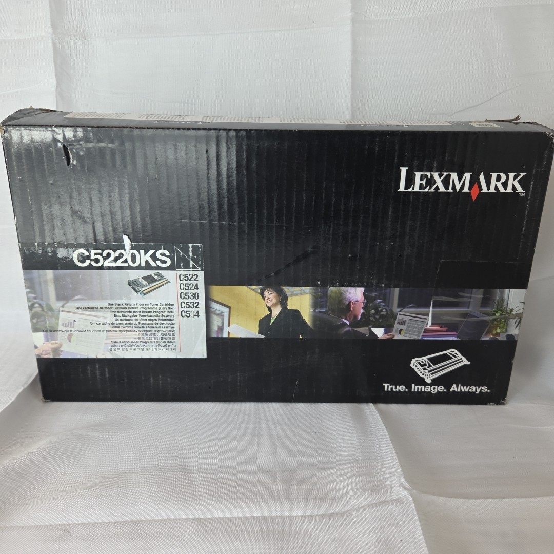 NEW GENUINE - LEXMARK C5220KS BLACK TONER C522 C524 C530 C532 C534 SEALED BOX