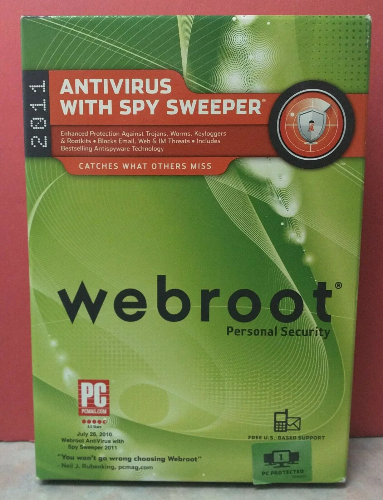 Webroot 2011 Antivirus with Spy Sweeper PC, Personal Security - 42311